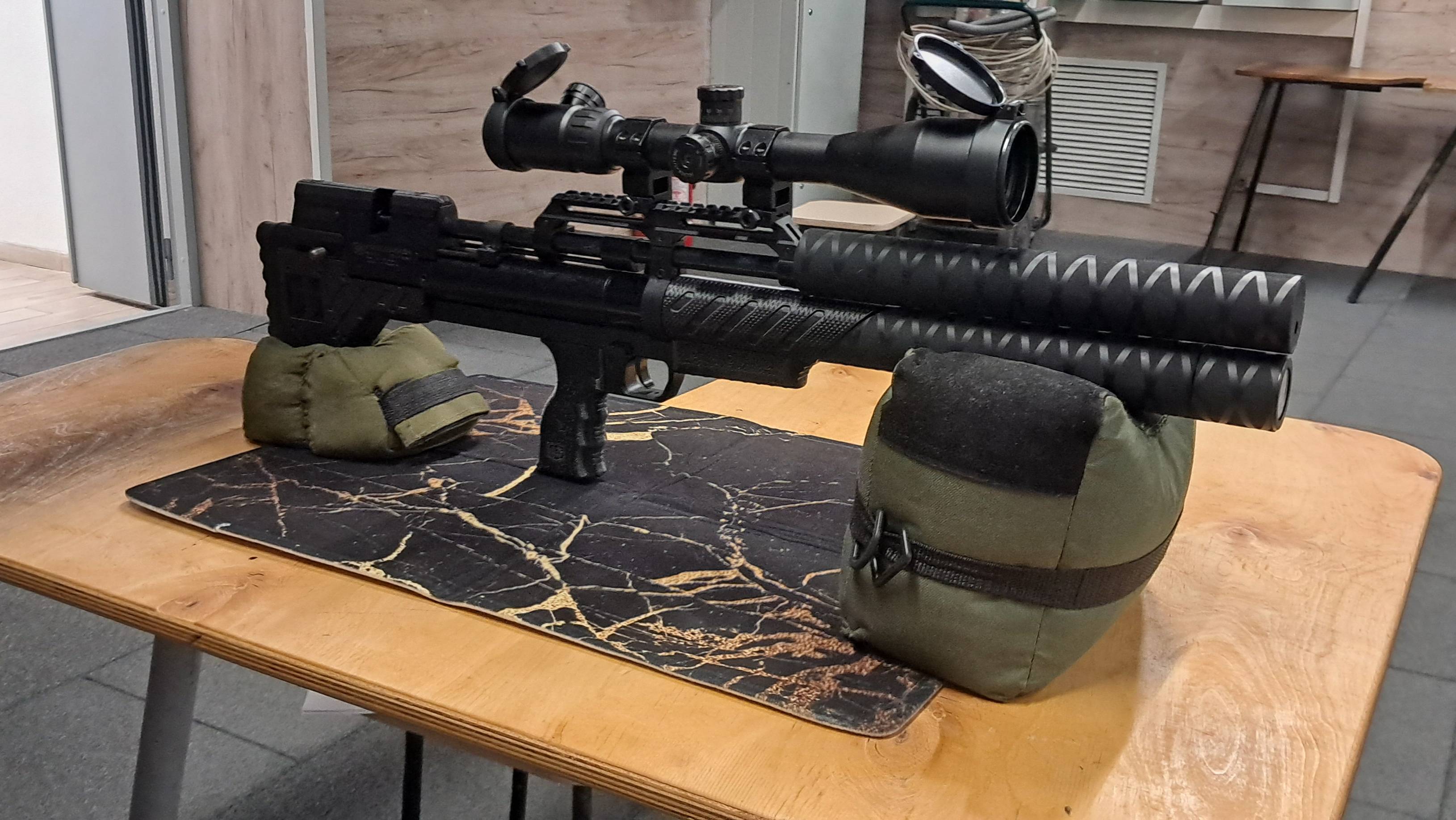 Крюгерка 5.5 под волан JSB 1.645 На слаги в калибре 5.5 больше не настраиваю