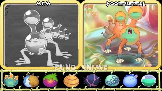 ALL Ethereal Workshop Original VS Yoorethereal Workshop Version Comparisons | My Singing Monster смотреть онлайн