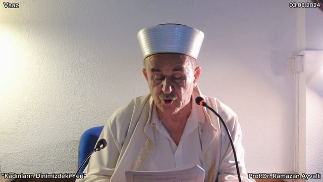 Kadınların Dinimizdeki Yeri | Vaaz | Prof.Dr. Ramazan Ayvallı | 03.08.2024 смотреть онлайн