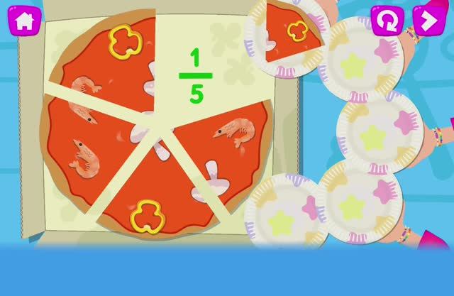 Изучаем дроби. Обучающие игры. Увлекательное обучение. Логопедический мультик для малышей. смотреть онлайн