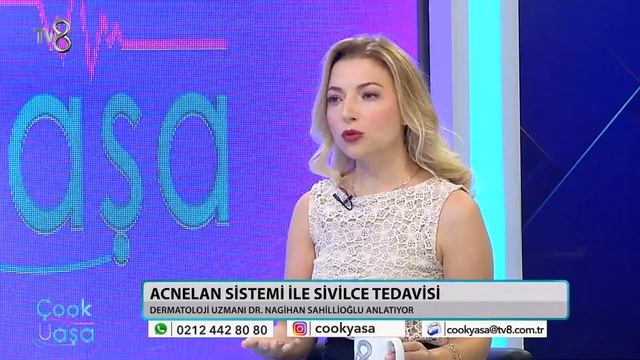 Tv8 Çook Yaşa Programı - Dr. Nagihan Sahillioğlu - Acnelan Uygulaması смотреть онлайн