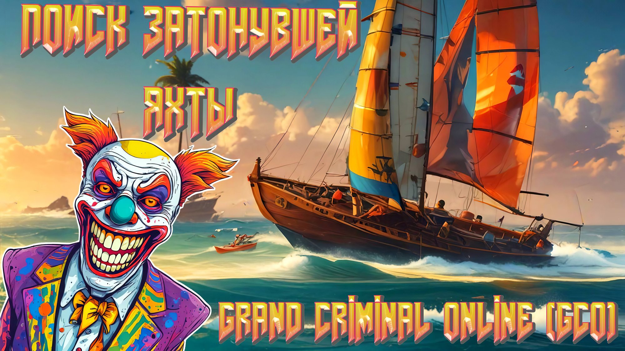 ПОИСК ЗАТОНУВШЕЙ ЯХТЫ! GRAND CRIMINAL ONLINE (GCO)! смотреть онлайн