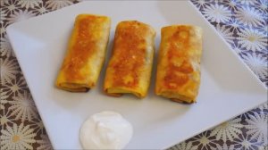 Блины на крахмале, молоке и муки с мясной начинкой и грибами. Блины рецепт. Масленица