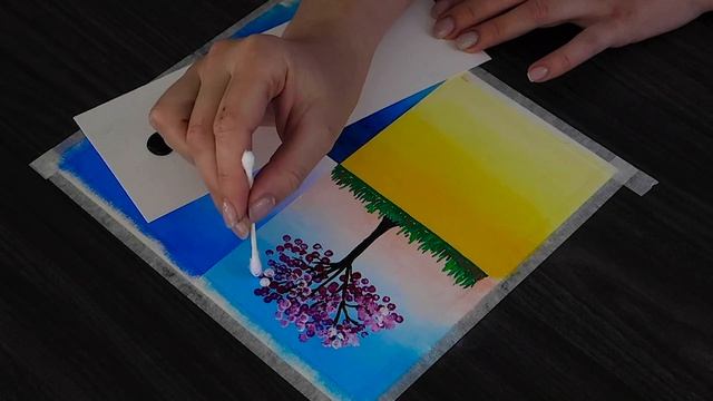 Art #31 / Quick & easy / 4 Seasons Oil Pastel Drawing смотреть онлайн