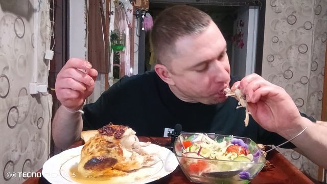 мукбанг/обжор/курочка в духовке,салат летний/ смотреть онлайн