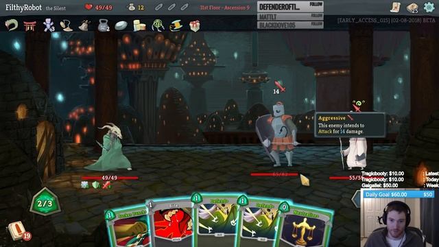 Filthy Tries: Slay the Spire (EA) Game 35 Silent Ascension 9 Part 2 смотреть онлайн