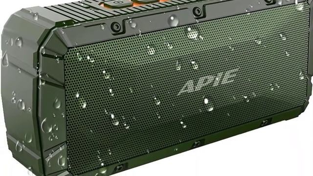 APIE Portable Wireless Outdoor Bluetooth Speaker IPX6 Waterproof Dual 10W Driversf смотреть онлайн