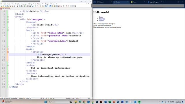 hello world tutorial 2 html (Rev 2) смотреть онлайн
