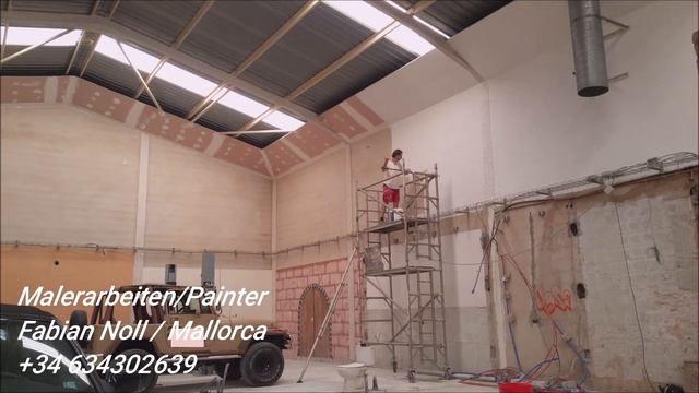 Malerarbeiten Fabian Noll Mallorca - Timelapse смотреть онлайн
