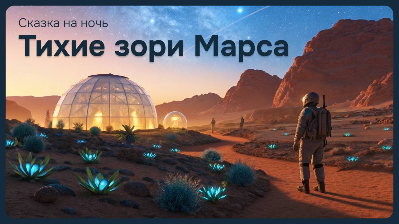 Сказки для взрослых | Тихие Зори Марса 1 - 5 главы | Спокойный сон, медитация, расслабление