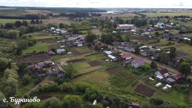 Бураново с высоты птичьего полёта. DJI Mini2
