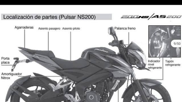 MANUAL DE LA PULSAR NS200 y AS200 -Especificaciones técnicas, Servicio y Mantenimiento Moto Pulsar🏍 смотреть онлайн