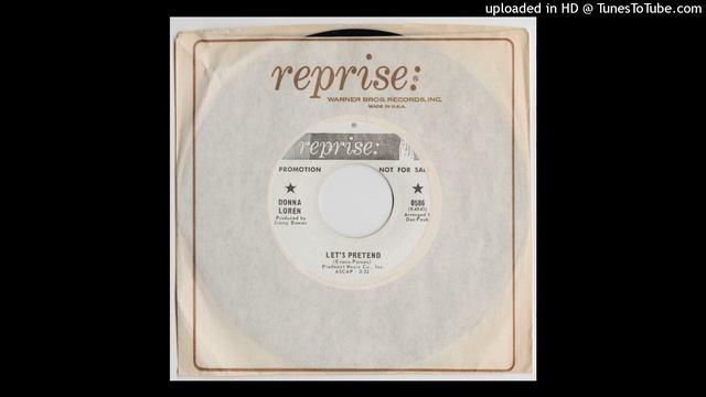 Donna Loren - Let's Pretend - Reprise 45 (Pop Soul) смотреть онлайн