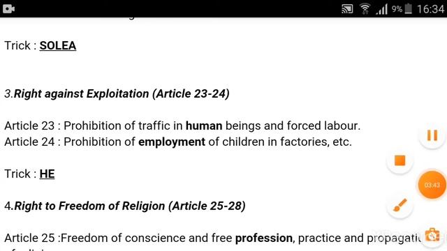 Easy Tricks to Remember Fundamental Rights #ssc #upsc #defence #teaching смотреть онлайн
