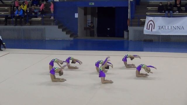 Melissa VK Janika Tallinn mini noorem AGG Pirueti Jõuluturniir 2015 смотреть онлайн