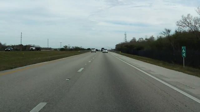 Alligator Alley (Interstate 75 Exis 80 to 49) south/eastbound (Part 2/3) смотреть онлайн
