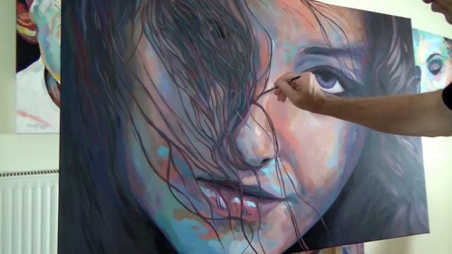 Freya - Acrylic on canvas смотреть онлайн