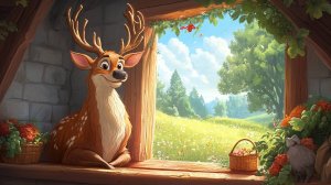 Мультфильм - У оленя дом большой