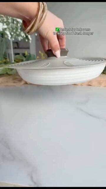 Крышка силиконовая вакуумная #home #полезно #kitchen смотреть онлайн
