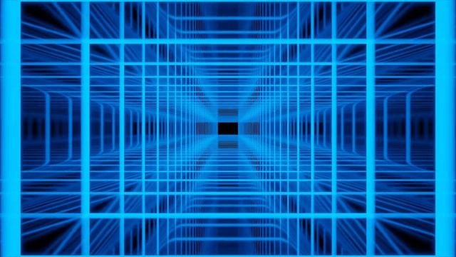 4K Blue Lines  Vj Loops - Abstract Tunnel Video - Neon Background -1 HOUR #Vjloops #Neon