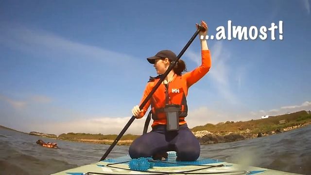 Quick Montage of First Time Paddle Boarding with Dog in Anglesey, Wales | May 2022 | Roz смотреть онлайн