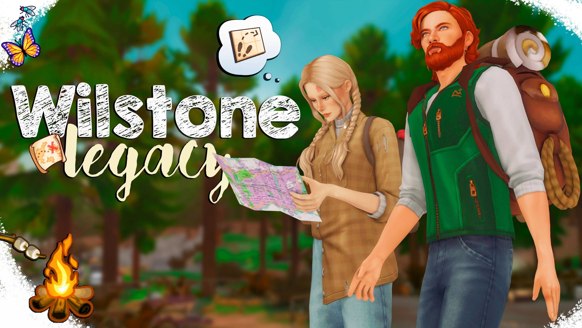 ⛺ПОХОД, ОТШЕЛЬНИК и другие прелести леса | Династия Уилстоун | ep. 12 | The Sims 4 Геймплей смотреть онлайн