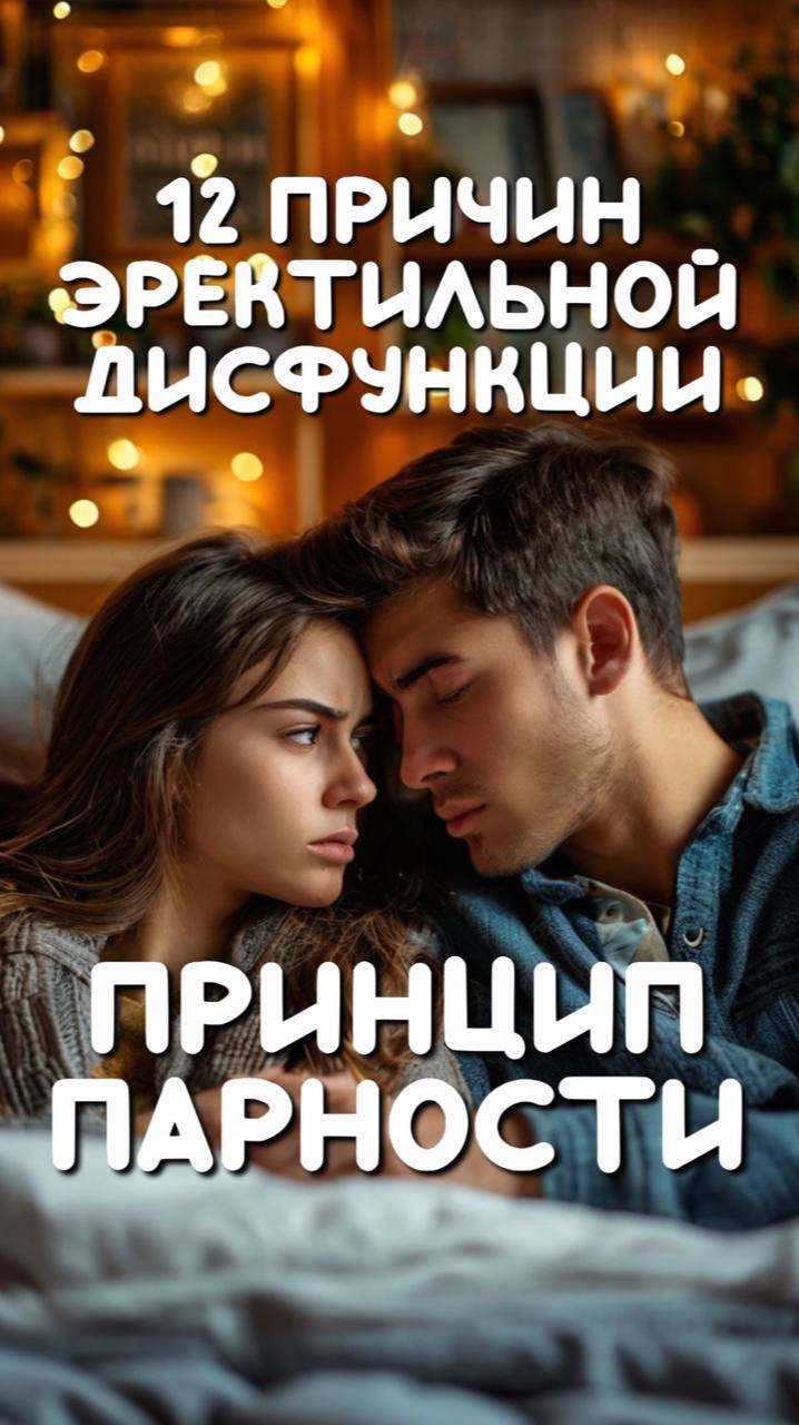 12 ПРИЧИН ЭРЕКТИЛЬНОЙ ДИСФУНКЦИИ. ПРИНЦИП ПАРНОСТИ. смотреть онлайн