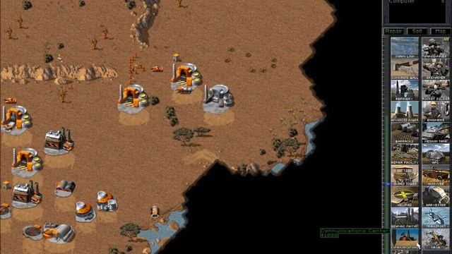 vid#109 C&C95 Tiberian Dawn CnCnet Multiplayer- Hate Pentagon's Maiden Voyage (5way FFA) смотреть онлайн