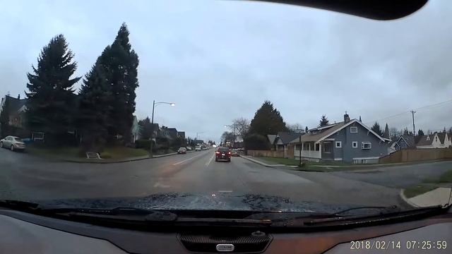 Yi dash cam, another sample video. смотреть онлайн
