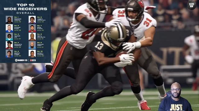 Top 10 Wrs Madden 23 Ratings Debate смотреть онлайн
