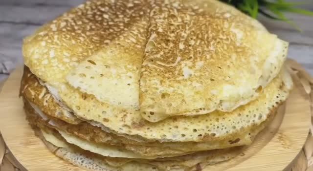 Скоро масленица. Делюсь своим рецептом ажурных блинчиков. смотреть онлайн