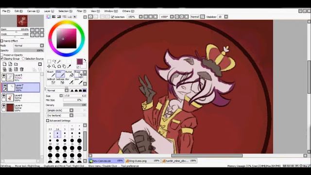 [Speedpaint] NDRV3 - King of Hearts Ouma Kokichi смотреть онлайн
