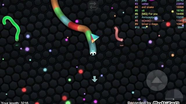 slither.io-Большой червь. смотреть онлайн