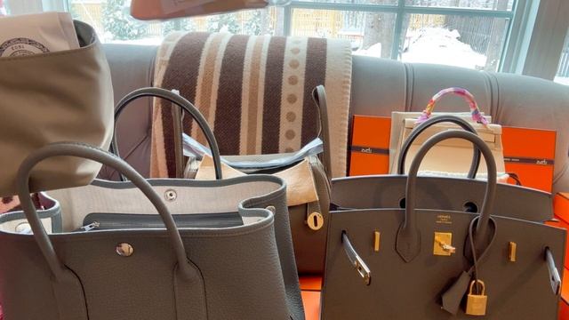 Hermes Etain Birkin Sellier Vs Hermes Etoupe Lindy 26 Vs Gris Meyer GP30🩶🤎 Compare & Review😍