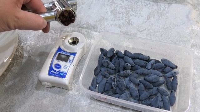 1 серия ЖИМОЛОСТЬ замер сахара в разных сортах