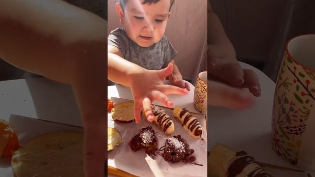 Алма, мандарин, бананды шоколад жасаймыз смотреть онлайн