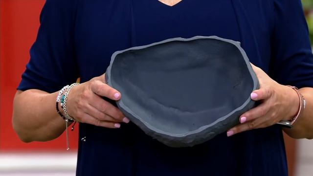 Barbara King Outdoor Safe 10" Hollow Faux Rock Key Hider on QVC смотреть онлайн