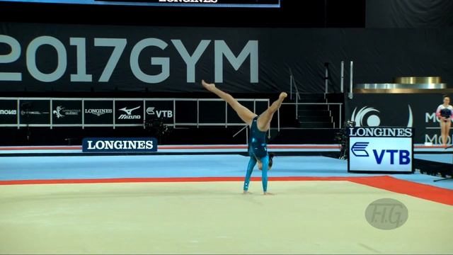 DUBOVA Anastasija (LAT) - 2017 Artistic Worlds, Montréal (CAN) - Qualifications Floor Exercise смотреть онлайн