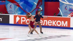 Фигуристы Кагановская и Некрасов выиграли ритм-танец в финале Гран-при России