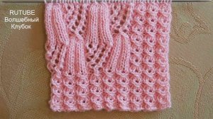 КРАСИВЫЙ УЗОР СПИЦАМИ ДЛЯ ВЯЗАНИЯ ЖИЛЕТА, КАРДИГАНА. ПОЛОЧКА ДЛЯ ЖИЛЕТА С ПЛАНКОЙ РЕЗИНКОЙ ЗАМОЧЕК