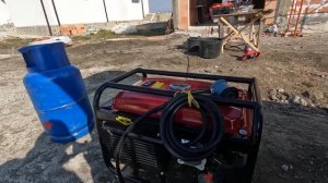 бензогенератор на газу