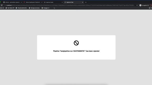 Automatiko :: Tekton Approval Tasks introduction смотреть онлайн