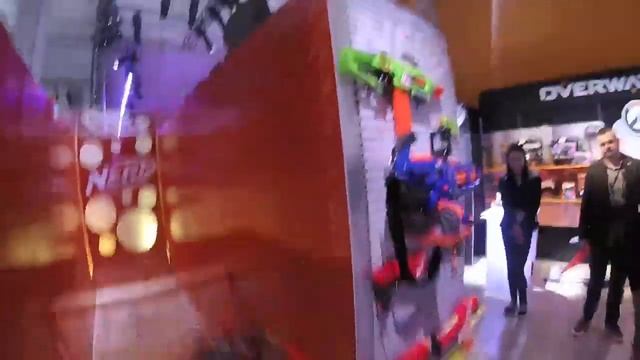Nerf Mega Megalodon at New York Toy Fair (Test Firing) смотреть онлайн