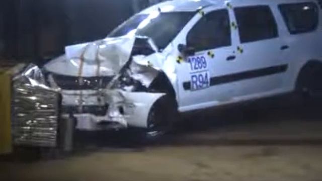 Краш-тест Lada Largus смотреть онлайн