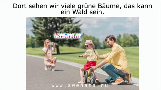 Familie I  Freizeit Mit Der Familie I Bildbeschreibung A2 - B1