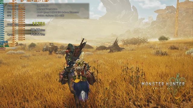 Monsterhunterwildsbenchmark 4K Ultra preset ---﹥ TAA+FXAA смотреть онлайн