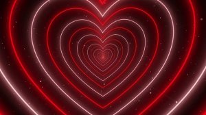 Heart Wallpaper Video❤️Neon Heart Tunnel Loop│Amazing Backgrounds сердечки фон,фон сердечки