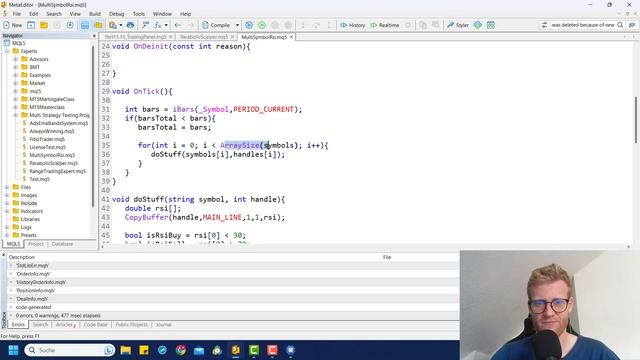 mql5 EA Trades Multiple Symbols with the RSI Strategy | Part 2 смотреть онлайн
