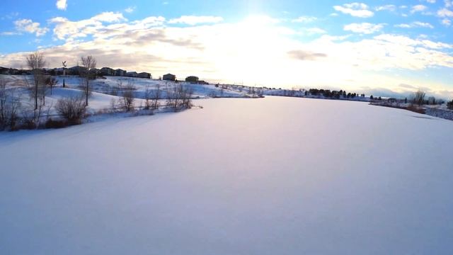Flywoo Hex VS Tree At Frozen Lake | FPV Drone Crash | Watch Till The End