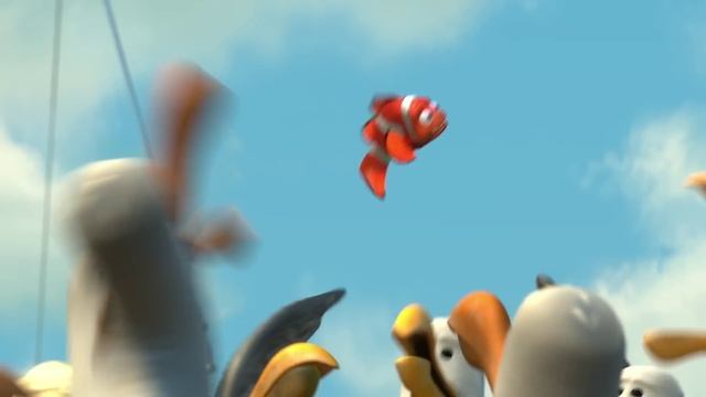 Disney - FINDET NEMO 3D - Filmclip - Pelikan Niels Rettet Dorie Und Marlin